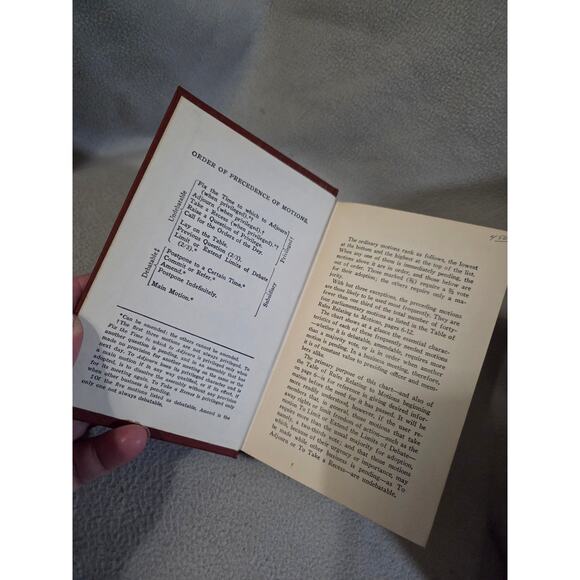 Vintage 1951 Roberts Rules of Order Revised Hardcover 75th Anniversary - Picture 4 of 8